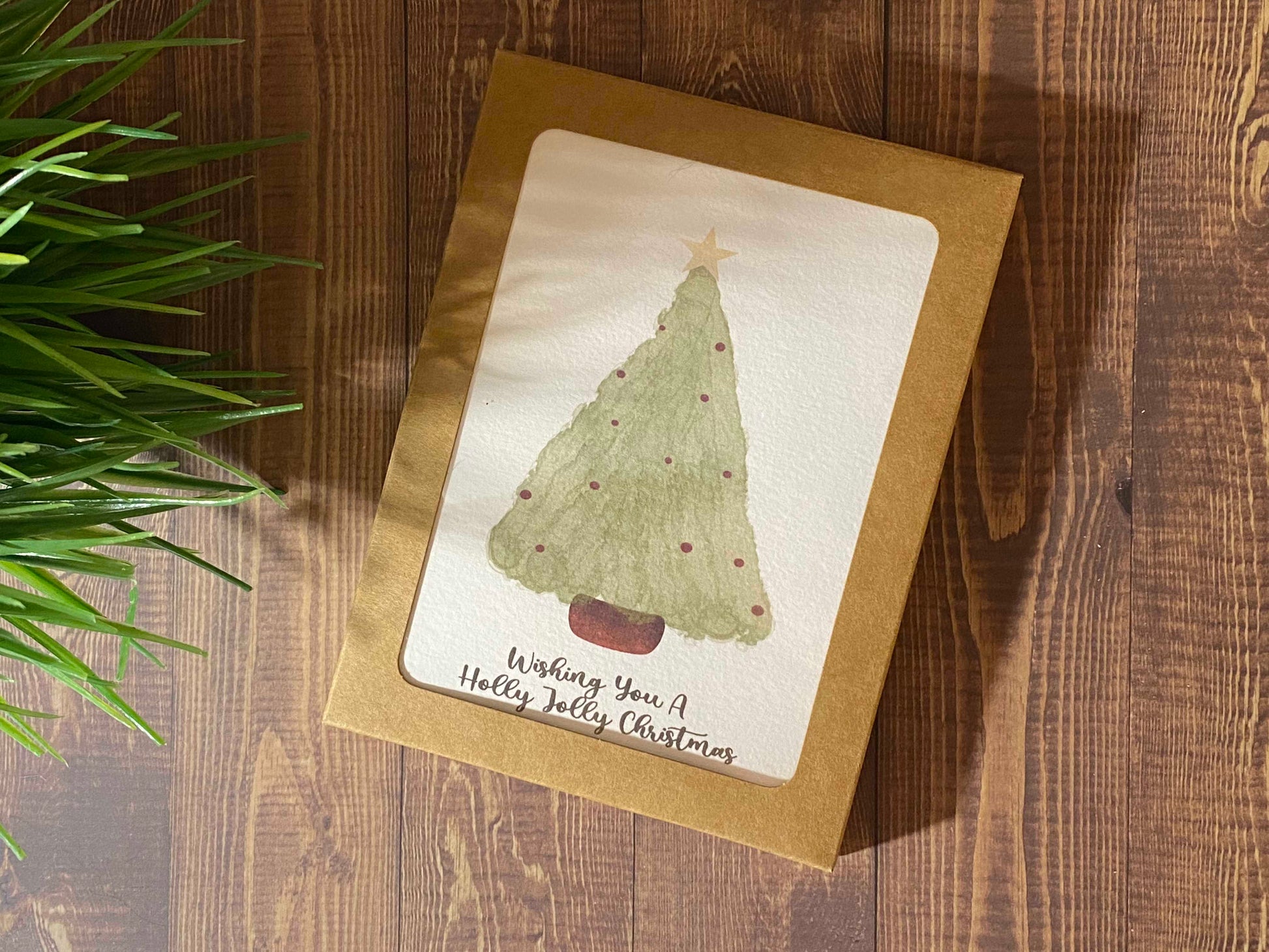 Set of 8 Greeting Cards - Holiday Christmas Tree